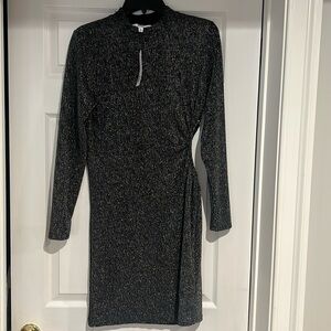 BB Dakota gunmetal shimmer dress with tags